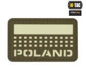 M-Tac naszywka Poland (z flagą) 50х80 Laser Cut Ranger Green/Lum 