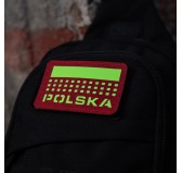 M-Tac naszywka Poland (z flagą) 50х80 Laser Cut Red/Lum 