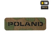 M-Tac naszywka Poland 25х80 Laser Cut Multicam/Black 