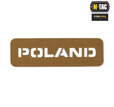 M-Tac naszywka Poland (przechodzi na wylot) 25х80 Laser Cut 