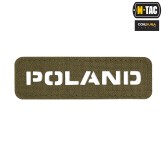 M-Tac naszywka Poland (przechodzi na wylot) 25х80 Laser Cut Ranger Green 