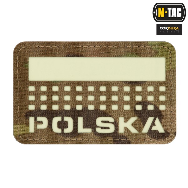 M-Tac naszywka Polska (z flagą) 50х80 Laser Cut Multicam/Lum 