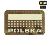 M-Tac naszywka Polska (z flagą) 50х80 Laser Cut Multicam/Lum 