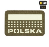 M-Tac naszywka Polska (z flagą) 50х80 Laser Cut Ranger Green/Lum 