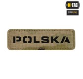 M-Tac naszywka Polska 25х80 Laser Cut Multicam/Black 