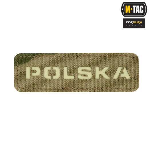 M-Tac naszywka Polska 25х80 Laser Cut Multicam/Lum 