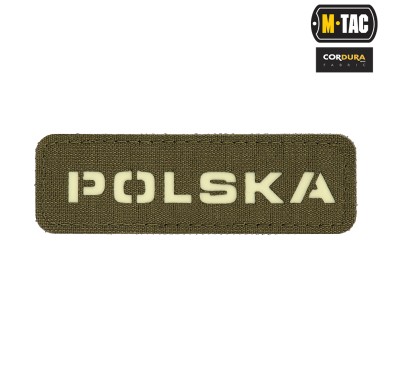 M-Tac naszywka Polska 25х80 Laser Cut Ranger Green/Lum 