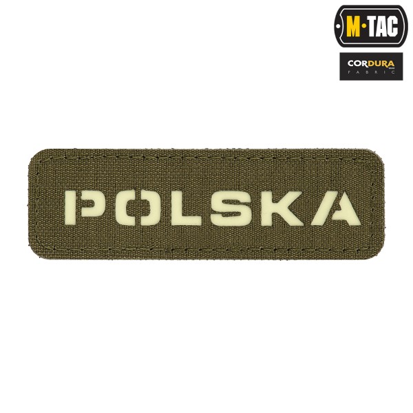 M-Tac naszywka Polska 25х80 Laser Cut Ranger Green/Lum 