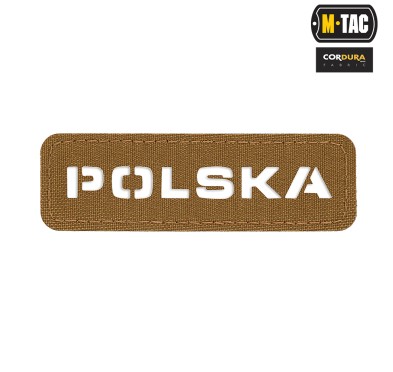 M-Tac naszywka Polska (przechodzi na wylot) 25х80 Laser Cut Coyote 