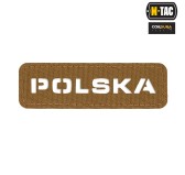 M-Tac naszywka Polska (przechodzi na wylot) 25х80 Laser Cut Coyote 