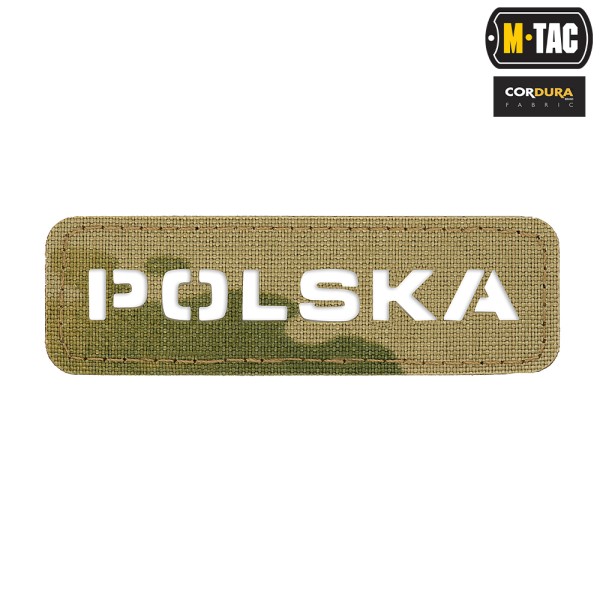 M-Tac naszywka Polska (przechodzi na wylot) 25х80 Laser Cut 