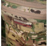 M-Tac naszywka flaga 25х80 (miniaturowe kwadraty) Laser Cut Multicam/White/Red 