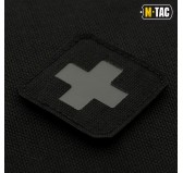 M-Tac naszywka Medic Cross Laser Cut Black/Grey 