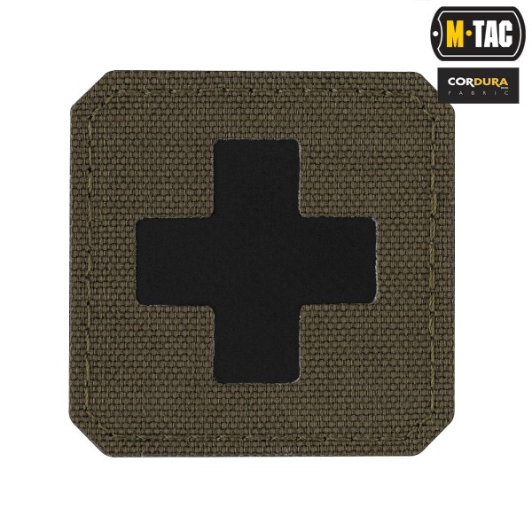 M-Tac naszywka Medic Cross Laser Cut Ranger Green/Black 