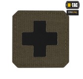 M-Tac naszywka Medic Cross Laser Cut Ranger Green/Black 