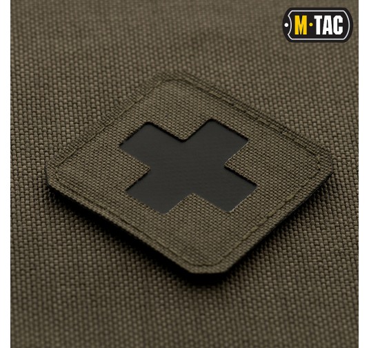 M-Tac naszywka Medic Cross Laser Cut Ranger Green/Black 