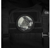 M-Tac naszywka Valknut/Drakkar (80mm) Black/GID 