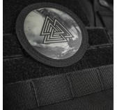 M-Tac naszywka Valknut/Drakkar (80mm) Black/GID 