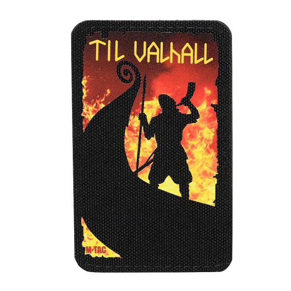 M-Tac naszywka Til Valhall (50x80mm) Black 