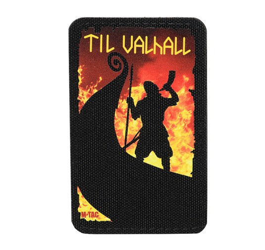 M-Tac naszywka Til Valhall (50x80mm) Black 