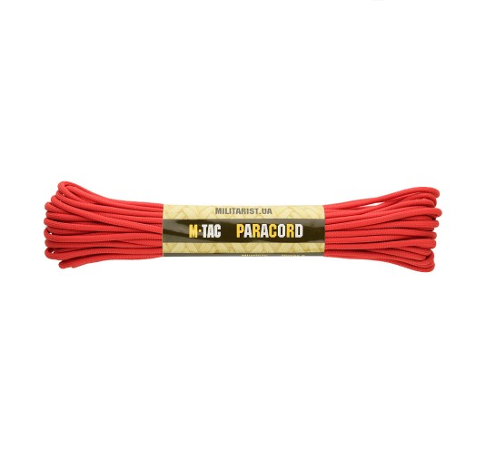 M-Tac paracord 550 type III Red 15м 