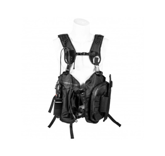 Kapaan: Wielofunkcyjna kamizelka torba czarna