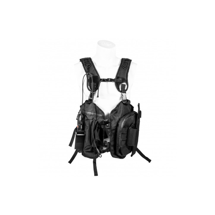 Kapaan: Wielofunkcyjna kamizelka torba czarna