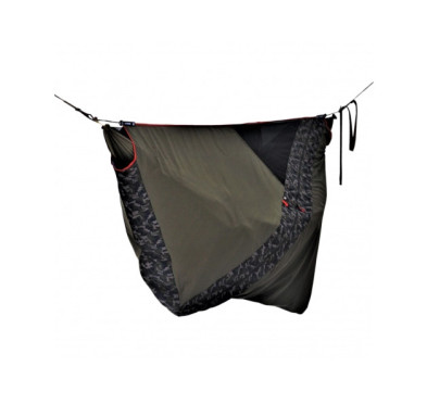 Wygodny hamak Kokon Flyhamak - lekki, ciemnozielony (60 znaków)