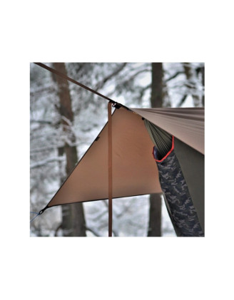 Wygodny hamak Kokon Flyhamak - lekki, ciemnozielony (60 znaków)