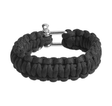 Bransoletka BCB paracord czarna