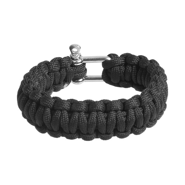 Bransoletka BCB paracord czarna