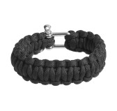 Bransoletka BCB paracord czarna