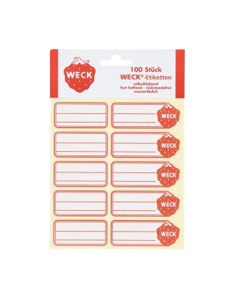 Etykiety Weck - praktyczne oznaczenia w kuchni