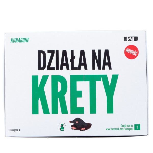 Naturalny odstraszacz Kunagone na krety 10 - pak