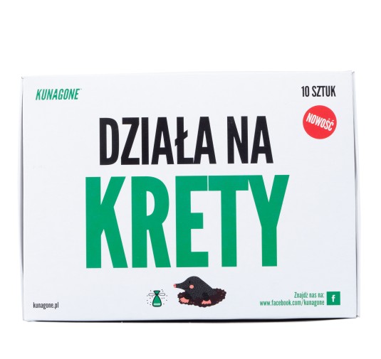 Naturalny odstraszacz Kunagone na krety 10 - pak