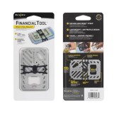 Nite Ize - FinancialTool Multi Tool Wallet - Stalowy - FMT2-11-R7