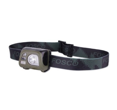 FOSCO - Latarka czołowa Tactical Headlamp - 140 lumenów - Zielony OD