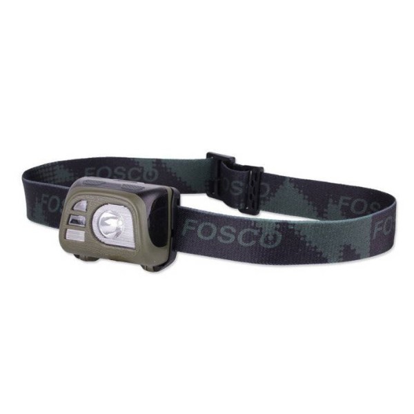 FOSCO - Latarka czołowa Tactical Headlamp - 140 lumenów - Zielony OD