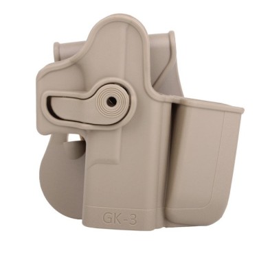 IMI Defense - Kabura Roto Paddle Holster - Glock 17/19/22/23/31 - Tan