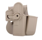 IMI Defense - Kabura Roto Paddle Holster - Glock 17/19/22/23/31 - Tan