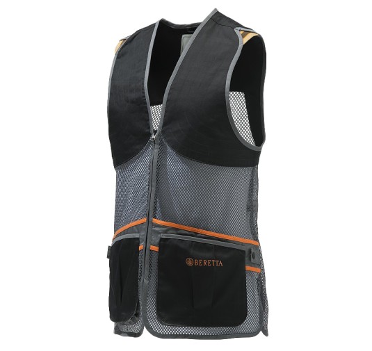 Kamizelka strzelecka Beretta Full Mesh Vest czarno/szare 3XL