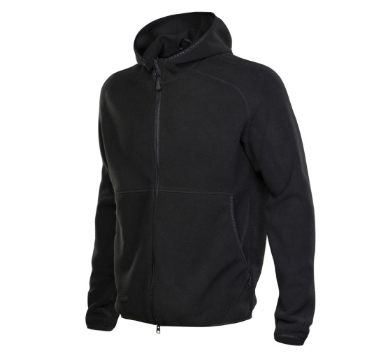 Bluza męska M-Tac z kapturem z mikropolaru czarna 2XL