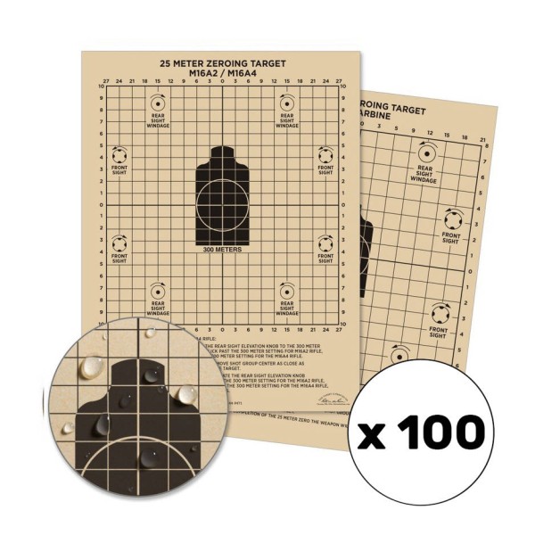 Rite in the Rain - Tarcze - 25 Meter Zeroing Target - 9125