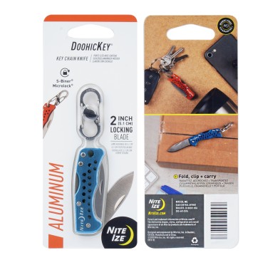 Nite Ize - DoohicKey Key Chain Knife - Niebieski - KMTK-03-R7