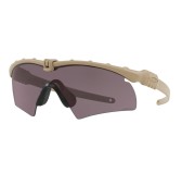 Oakley - Okulary balistyczne SI Ballistic M Frame 3.0 Desert Tan - Prizm Grey - OO9146-3432