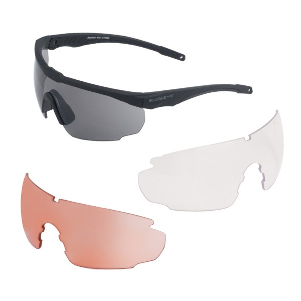 SwissEye - Okulary balistyczne Blackhawk - Czarne oprawki - 40421