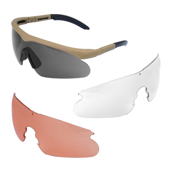 SwissEye - Okulary strzeleckie Raptor - Coyote - 10162