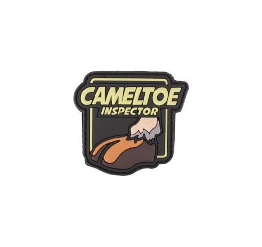 101 Inc. - Naszywka 3D - Cameltoe Inspector - Czarny