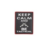 101 Inc. - Naszywka 3D - Keep calm and BE tactical - 444130-3960