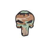 101 Inc. - Naszywka 3D - Punisher - Woodland - 444130-5289